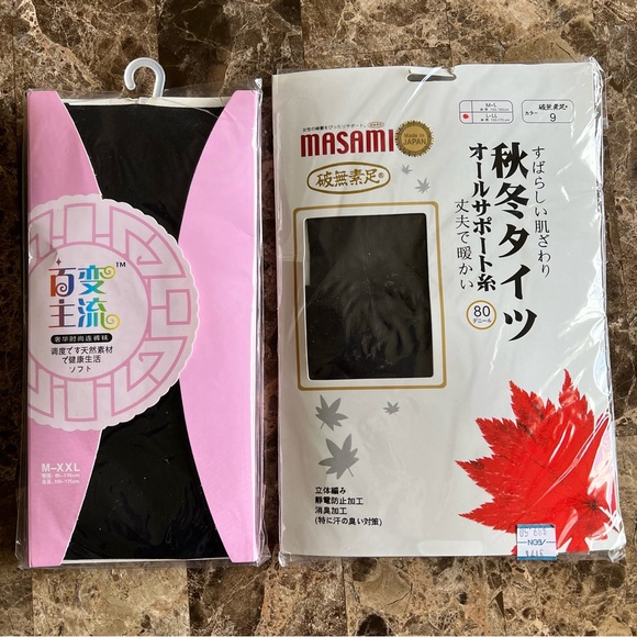 2 Pairs Winter High Quality Tights - Picture 1 of 5